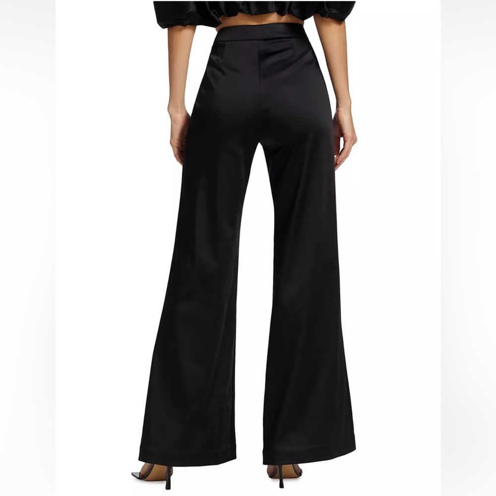 Simkhai Jordana Boot Cut Satin Pants